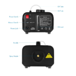 دستگاه بخار ساز 900 وات MTS  ( مه ساز ) FOG machine 900w mts - Image 4