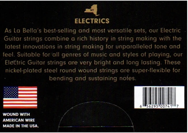 سیم گیتار الکتریک لا به لا ( اصلی) مدل LaBella HRS XL Extra Light 9-42 - Image 3