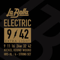 سیم گیتار الکتریک لا به لا ( اصلی) مدل LaBella HRS XL Extra Light 9-42