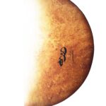 دف دوده طرح 2 Brown color - Image 2