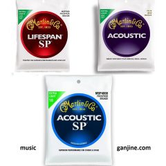 سیم گیتار آگوستیک مارتین مدل sp اورجینال martin acoustic