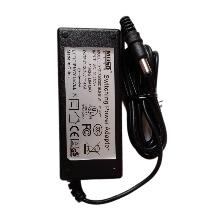 آداپتور 16 ولت 4 آمپر  Power adapter 16v 4a