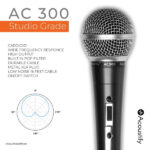 میکروفون داینامیک آکوستیفای مدل AC300 - Image 5