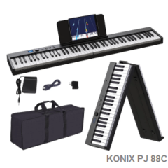 پیانو تاشو کونیکس digital piano konix Foldable pj 88C