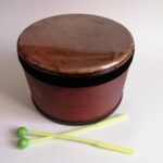 طبلك چوبی رها چوبي ( طرح دار) با مضراب - Image 4