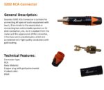فیش RCA مدل Soundco RCA Connector T605 - Image 3