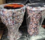 تمپو باس رنگی (طرح دار) پژواک با کاور Darbuka - Image 6