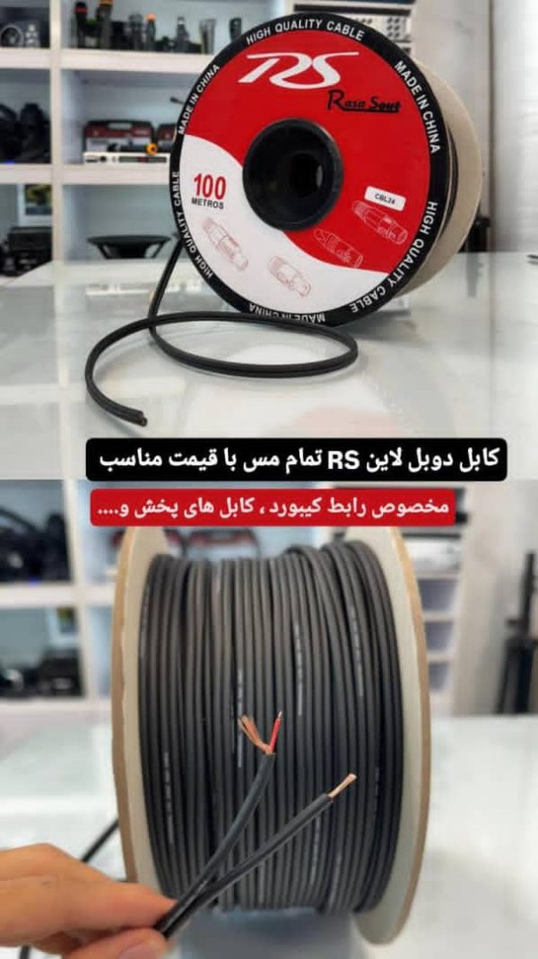 کابل استریو (دولاین) Duble Audio Cable RS - Image 4