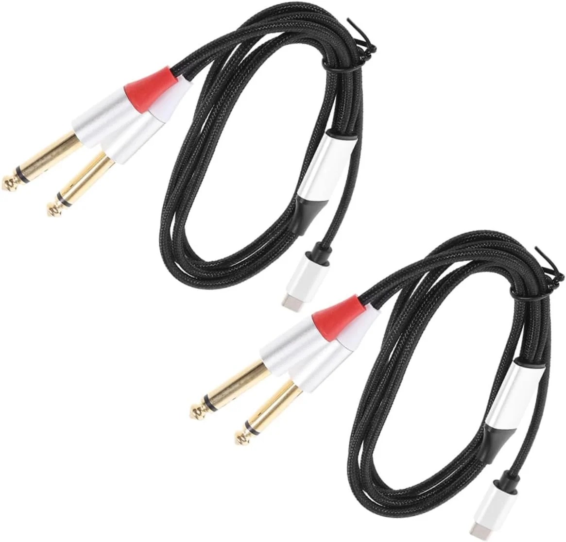 کابل صوتی تایپ سی به دو بنون TS2 to USB-C - Image 5