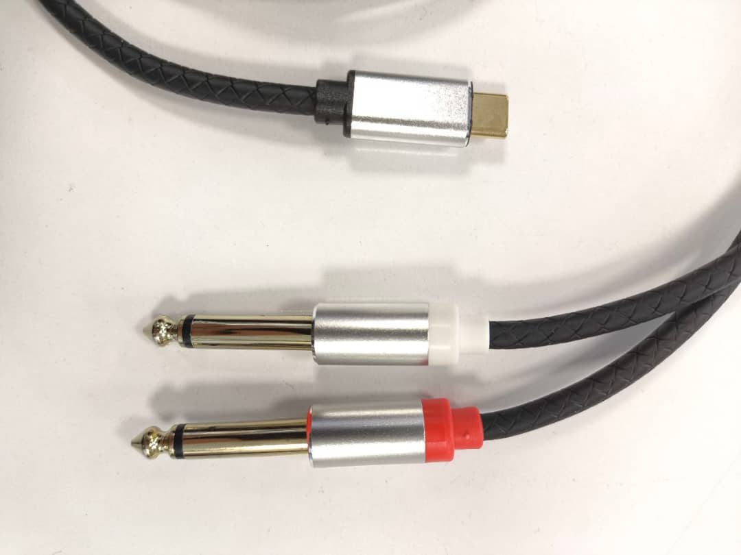 کابل صوتی تایپ سی به دو بنون TS2 to USB-C - Image 3