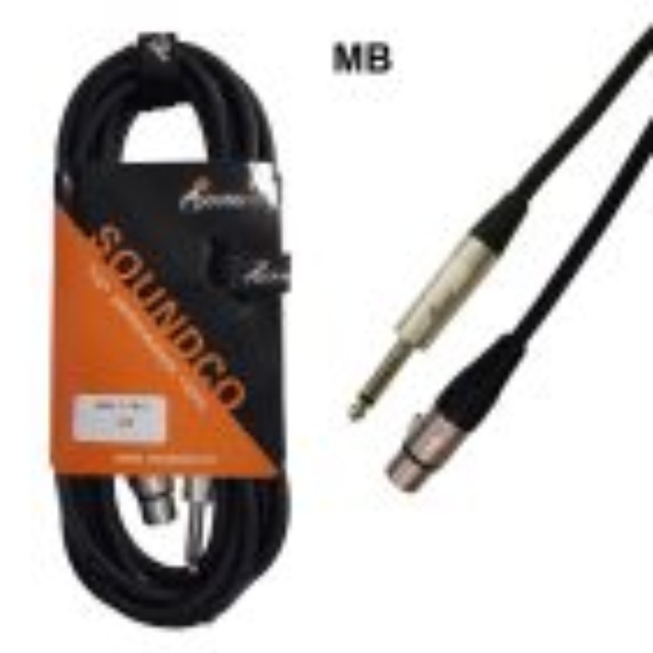 ZWjorOudztPREDy- کابل 10 متری میکروفونی ساندکو Soundco XLR to TS 10M Microphone Cable - Image 1