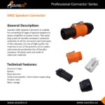 فیش اسپیکون ساندکو مدل Speakon connector soundco S402 - Image 4